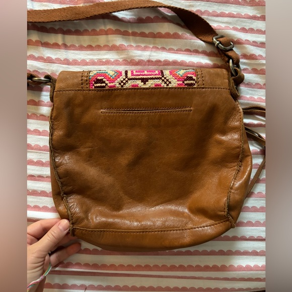 The Sak Women's Embroidered Equestrian Aztec Pattern Metal-Stud Crossbody Bag - Picture 11 of 14